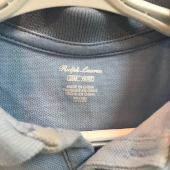 🍋Sale! 2 for 20🍋Ralph Lauren Blue L/S Shirt-24M - Picture 3 of 3